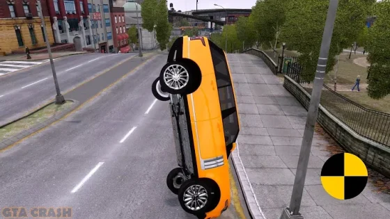 GTA 4 CRASH TESTING REAL CAR 77