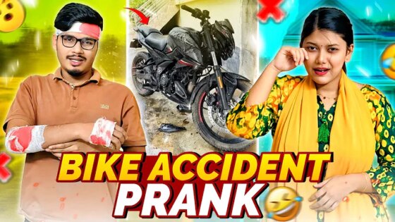 পরিবারের সবার সাথে Bike Accident Prank করলাম Bike Accident Prank Gang Unknown Again