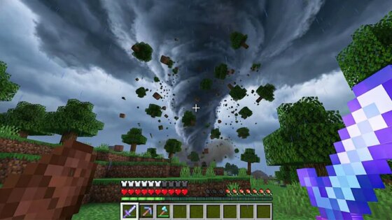 I Added Natural Disasters In Minecraft...