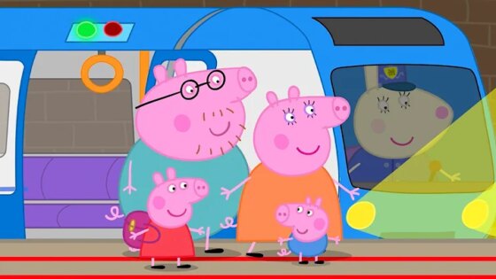 Peppa Pig Tales Peppa Rides The London Underground Peppa Pig Episodes
