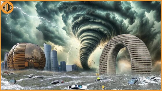 Worst Natural Disasters in CHINA STORM of the Century and Giant Hailstones Strikes Zhejiang