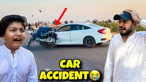 Anas Bhai's car met with an accident It happened when he got damaged pray for us