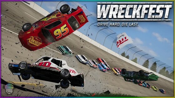 Lightning McQueen at Talladega! Wreckfest NASCAR Legends Mod