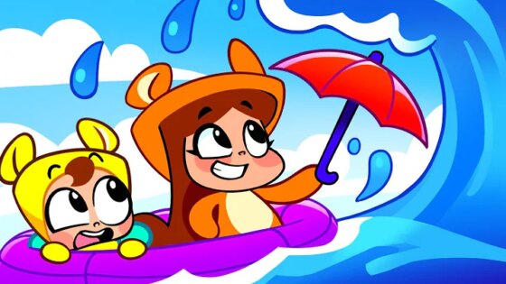 Safety Rules for Weather and Natural Disasters️ Funny Kids Songs And Nursery Rhymes