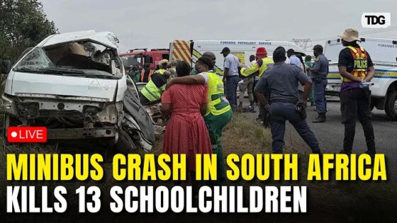 South Africa Minibus crash LIVE: Deadly Accident Claims Lives of 13 Schoolchildren