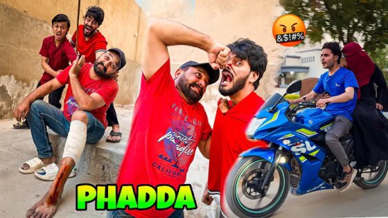 SPORTS BIKE K LIE GUNDE SE PHADDA HOGAYA GUNDA VS MISHKAT KHAN