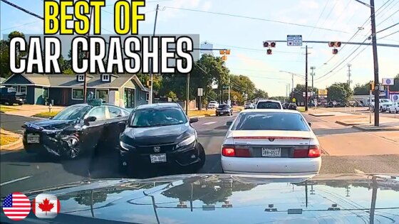 Best of Car Crashes Compilation USA & Canada - 40