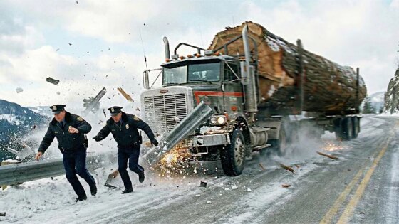 Idiots With Diesel Trucks: Ice Road Madness Caught On Camera EXTREME Winter Driving Fails #46